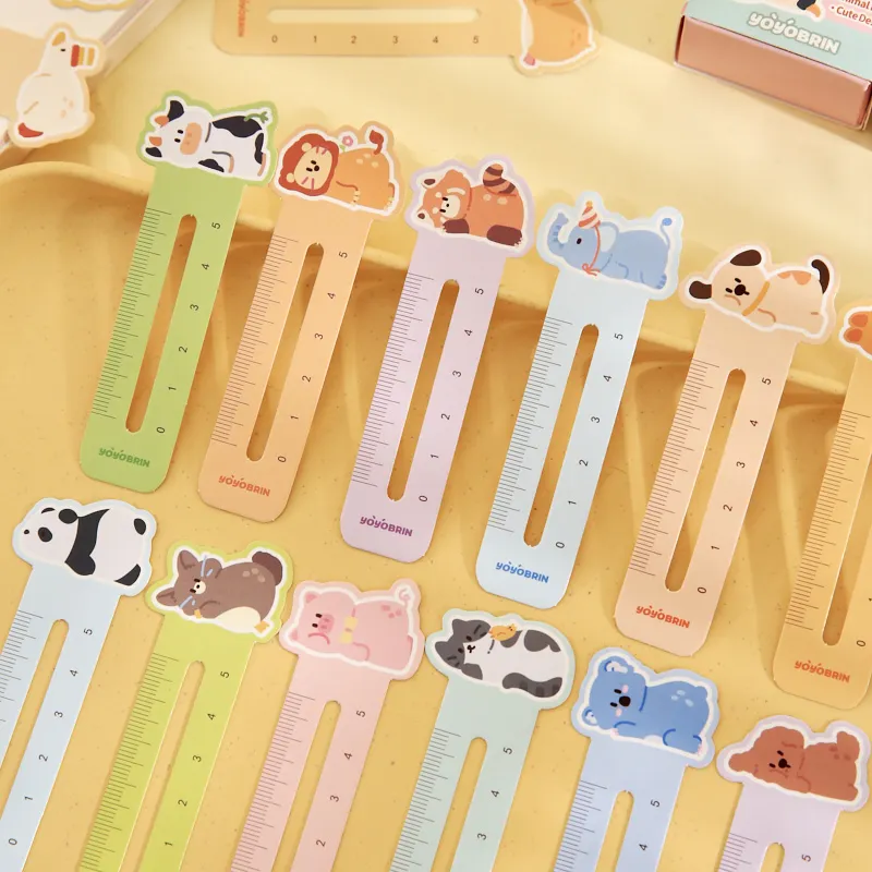 50 Teile/satz Lineal Lesezeichen Pet Serie Nette Bild Herrscher Lesezeichen Lesen Enthusiasten Mark Herrscher Für Student Geschenk Prüfung Schreibwaren Image