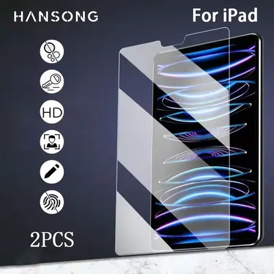 2Pcs Tempered Glass Screen Protector For iPad Air 11 13 M2 M3 2025 Pro 11 13 M4 iPad Pro 11 12.9 10.2 10th 10.9 iPad 9.7 Mini 6