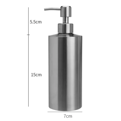 550ml/350ml/ 250mlLiquid soap dispenser bottle gel bottle 304 stainless steel Lotion Pump Hand Soap Kitchen Bathroom Dispenser