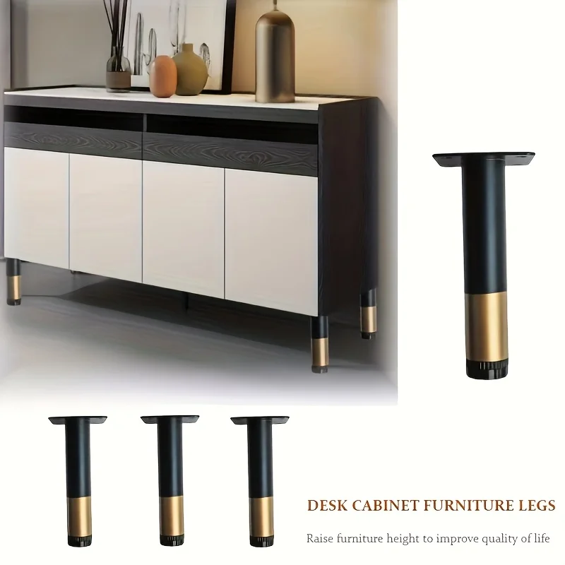 Möbel Sofa Tisch Beine Rundrohr Schrank Beine Metall Fuß Beine Möbel Hardware Zubehör, das DIY Bett Schreibtisch Tisch sein kann