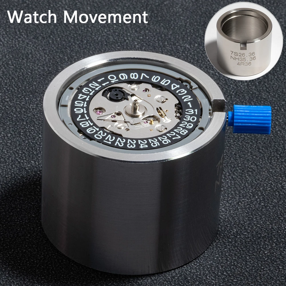 Uhrwerk Halter Basis Fit für SKX007 NH35 36 7S26 7S36 4R36 NH34 NH 37 38 Reparatur Werkzeuge Männer Uhr Basis Reparatur Montage Werkzeug Image