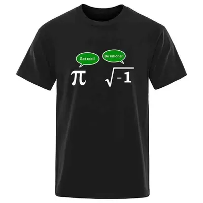 Funny Math Design Printed Women Crewneck Short Sleeve Summer Casual O-neck T-shirt for Women Tees Funny Tops