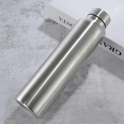 750/1000ML Water Bottle Stainless Steel Bottle Sport Water Bottle Large Capacity Single-wall Gym Sport Water Jug Fitness Kettle