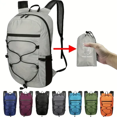 Ultra-light folding backpack small portable outdoor sports shoulder bag mountaineering top bag