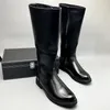 Herren Casual Cosplay Performance Show High Motorradstiefel echtes Leder Schuhe Cowboy Herbst Winter Stiefel lange Ritter Botas Mann