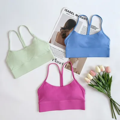 Frauen Sport-Bh Fitness Top Yoga Bh Unterwäsche Sexy Y-back Laufen Yoga Gym Crop Top atmungsaktive Frauen push-Up Sport-Bh