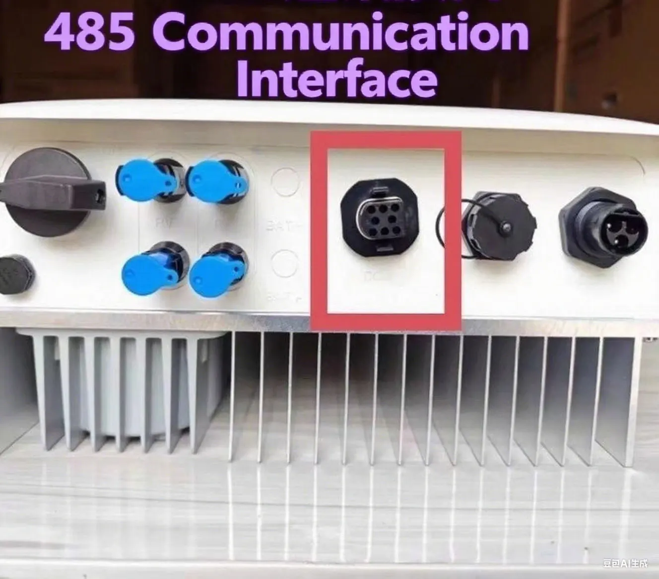 8-poliger RS 485-Kommunikationsklemmenblock für Ginlong Solis Hopewind Sofar Growatt On Grid Inverter Kommunikationsstecker Image
