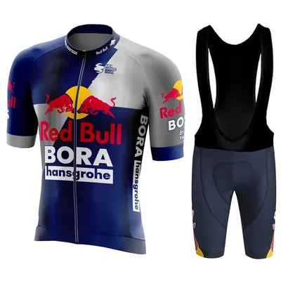 Red Bull Mens Cycling Clothes for Men Mtb Men's Cycling Jersey Man Bicycle Clothing Bycicle Men's Sports Set Mountain Bikes Bike