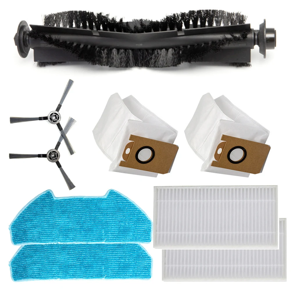Ersatz Filter Mopp Tuch Staubbeutel Seite Pinsel Kit Für Redkey R10 Roboter Staubsauger Wichtigsten Roller Seite Pinsel Filter Teil Image