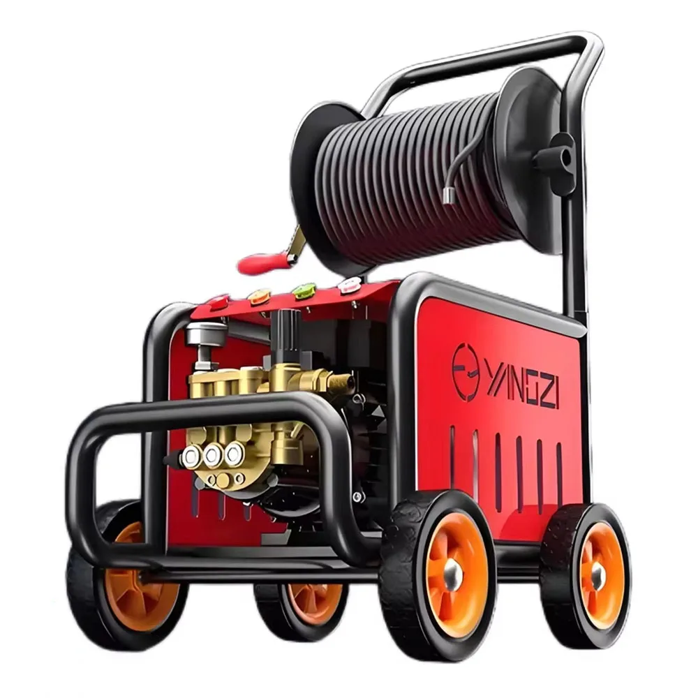 250Bar Auto Waschmaschine Hochdruck Wasser Pistole Haushalt 220v 2200W High Power Wasserpumpe Leistungsstarke Reinigung artefakt Image