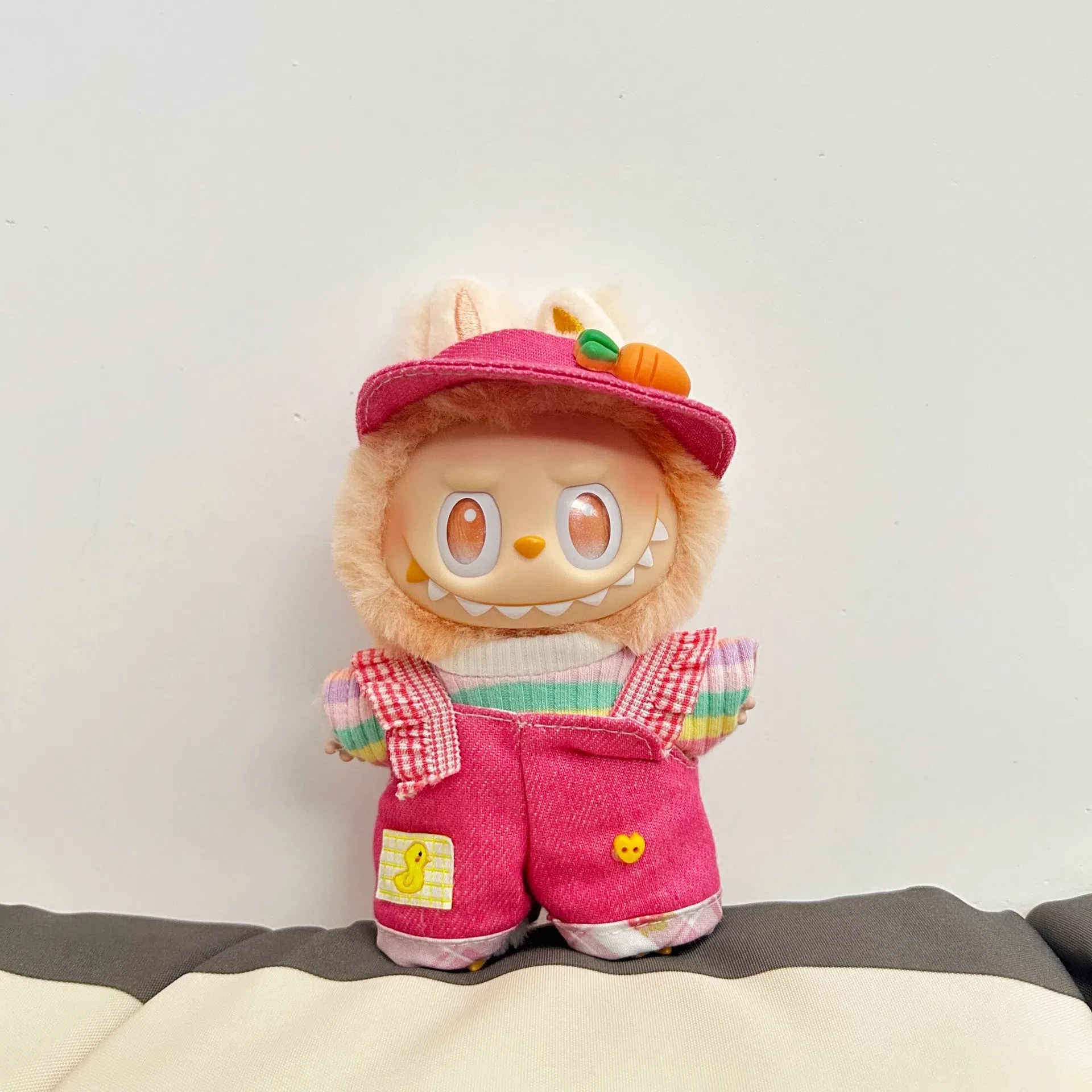 17 cm Schatz Party für Labubu V1 V2 V3 Cartoon Nette Mode Kleidung Zubehör Spielzeug Idol Puppe kinder Kleidung geschenke Ropa Image