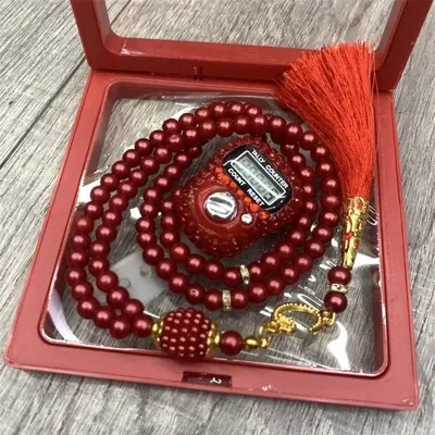 99 Rosary Tasbih Beads with Counter Rosary 99 Worry Beads Wrap Bracelets Wrap Bracelets Necklace for Women Men