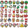 12-42 Stück MINISO Disney Sanrio Schuhanhänger Weihnachten Cartoon Schuhe Zubehör Clog Sandalen Garten Schuhschnalle Dekoration Kinder Geschenk