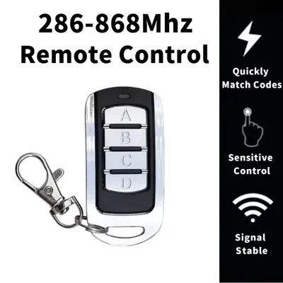 Garage Door Key Multi-Frequency Copy 280-868Mhz Multi-Frequency Brand Rolling Code Garage Door Remote Duplicator 4-in-1 Universa
