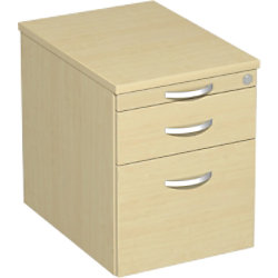 Geramoebel Rollcontainer Speed Office 2 Schubladen Ahorn 430 x 600 x 566 mm