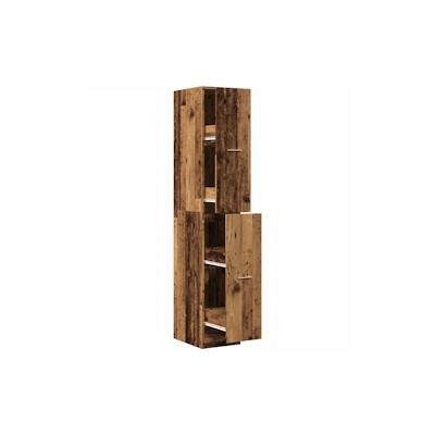 vidaXL Apothekerschrank Altholz-Optik 30x41x174,5 cm Holzwerkstoff Image