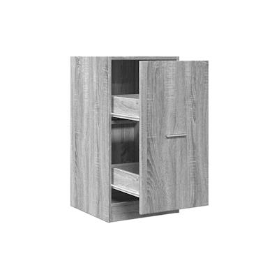 vidaXL Apothekerschrank Grau Sonoma 40x41x77,5 cm Holzwerkstoff Image