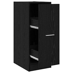 vidaXL Apothekerschrank Schwarze Eiche 30 x 41 x 77,5 cm Holzwerkstoff Image