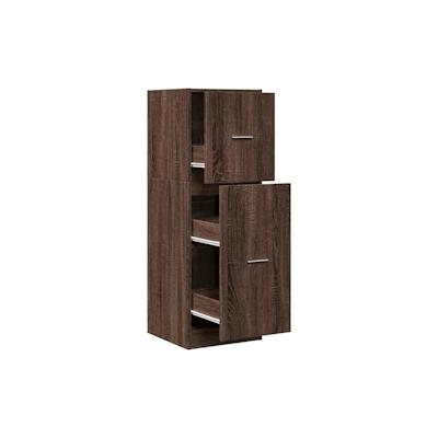 vidaXL Apothekerschrank Eichen-Optik 40x41x118 cm Holzwerkstoff Image