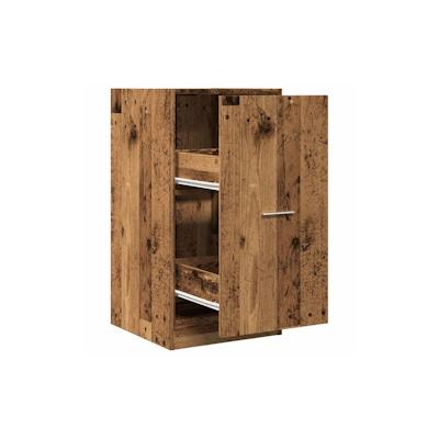 vidaXL Apothekerschrank Altholz-Optik 40x41x77,5 cm Holzwerkstoff Image
