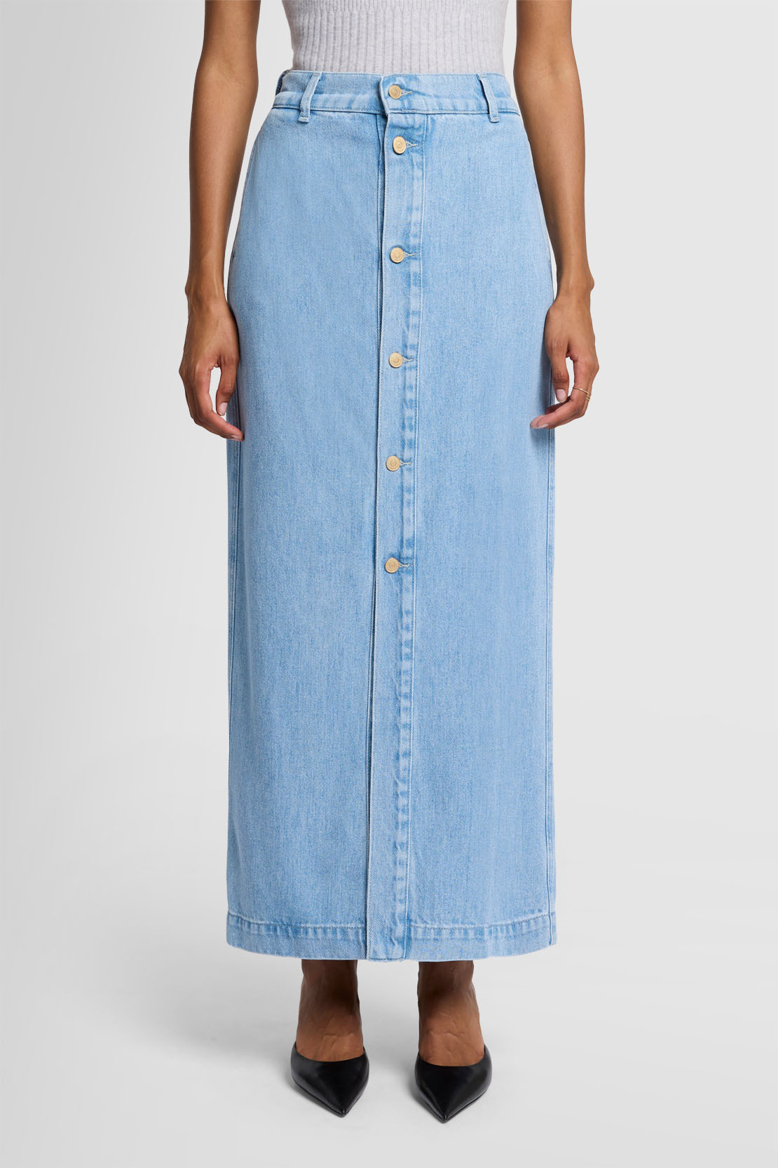 Damen Jeans Amie Skirt Maxiskirt Image