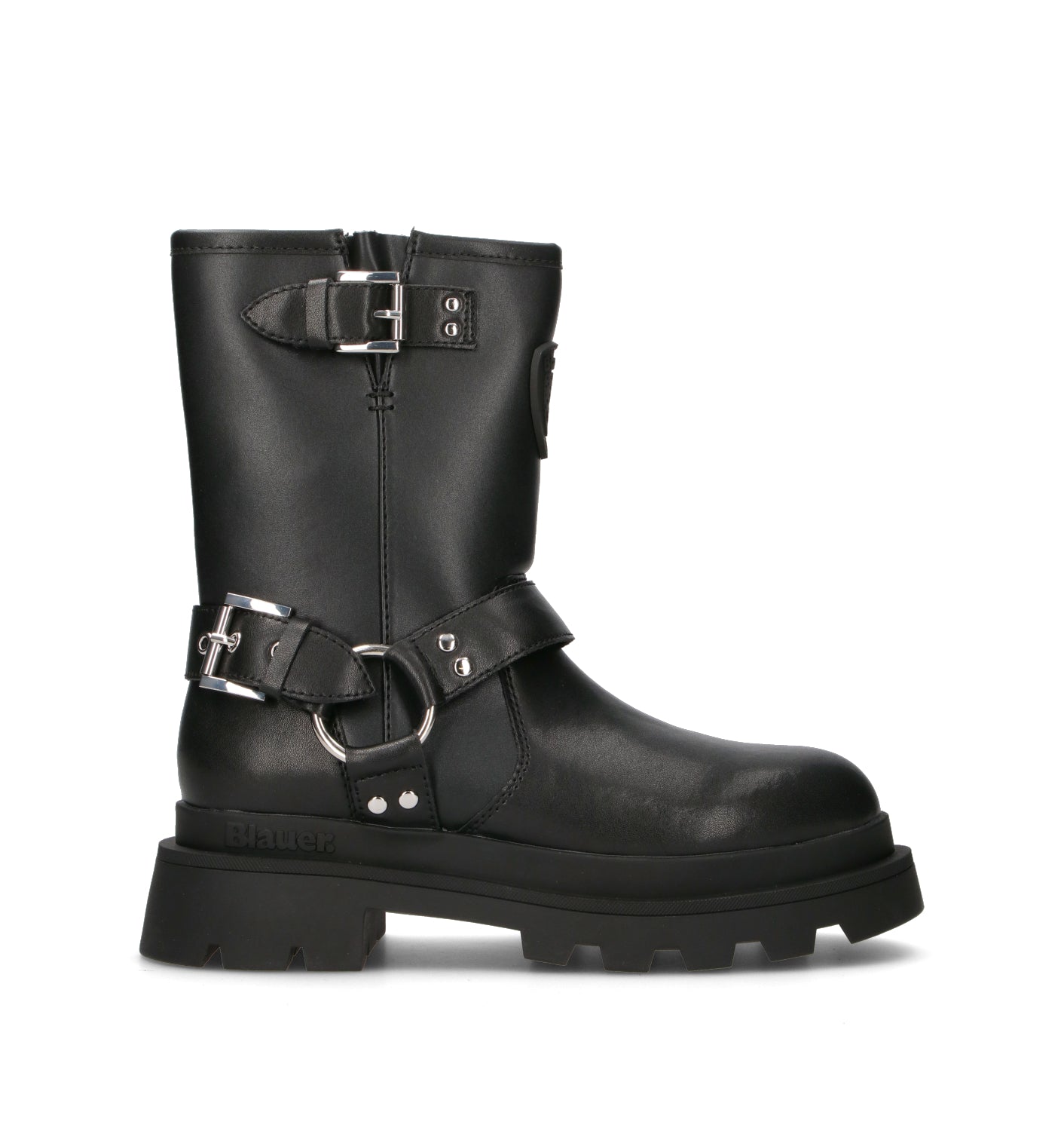 BLAUER Stivale donna nero in pelle