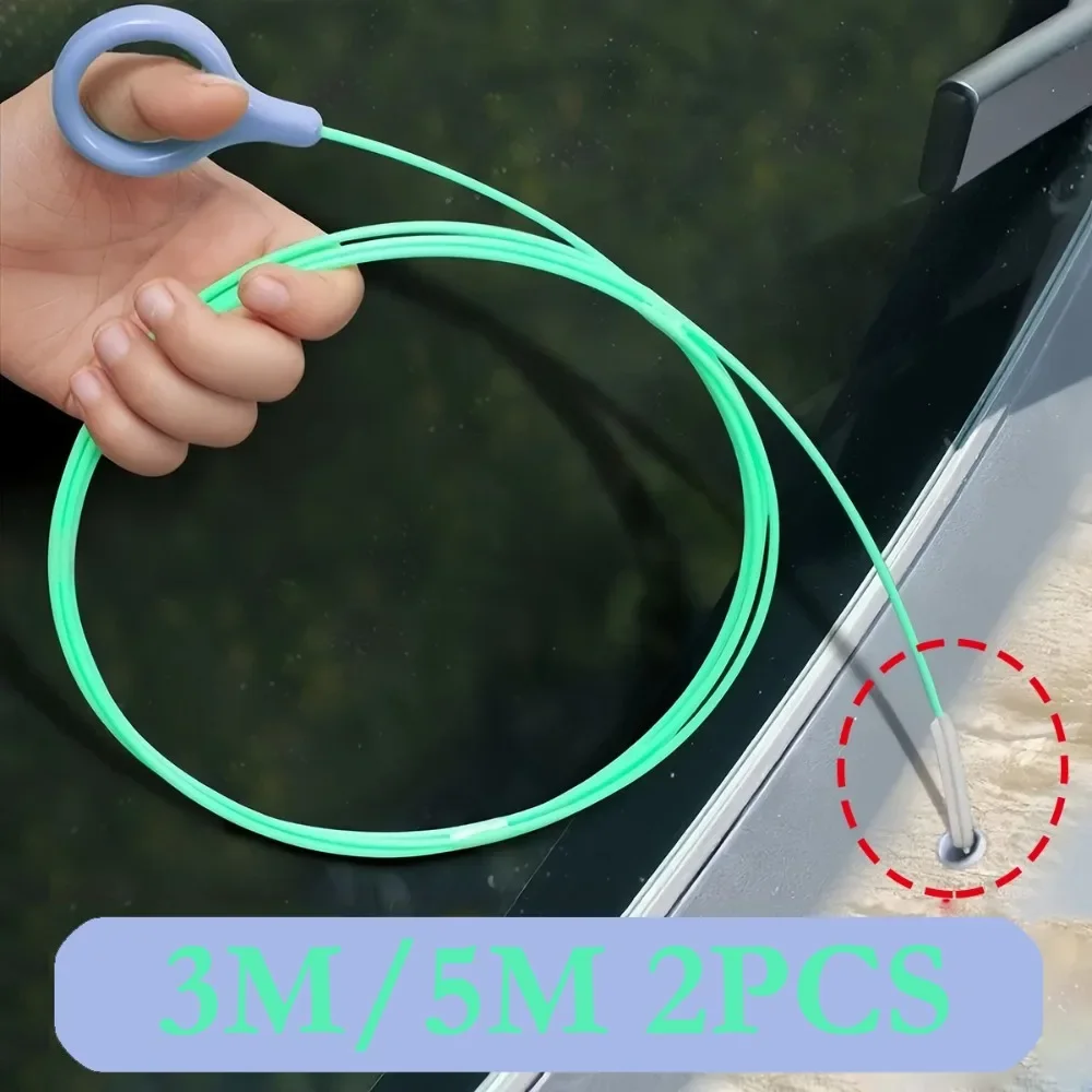 Ablauf Loch Auto Reinigung Rohr Pinsel Flexible Ablauf Dredge Schiebedach Reinigung Peeling Pinsel Auto Waschen Reinigung Werkzeug Zubehör 3/5m Image