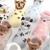 Baby Schuhe Nette Tier Baumwolle Erste Schuhe Baby Kleinkind Schuhe Erste Wanderer Kinder Weiche Gummi Sohle Schuh Anti-Slip booties