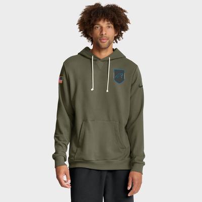 Carolina Panthers Nike 2025 Salute To Service Dominant Force Dri-FIT Hoodie - Herren Image
