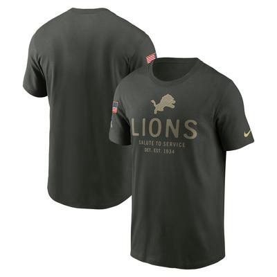 Detroit Lions Nike 2025 Salute To Service Primary Edge Dri-FIT T-Shirt - Herren Image