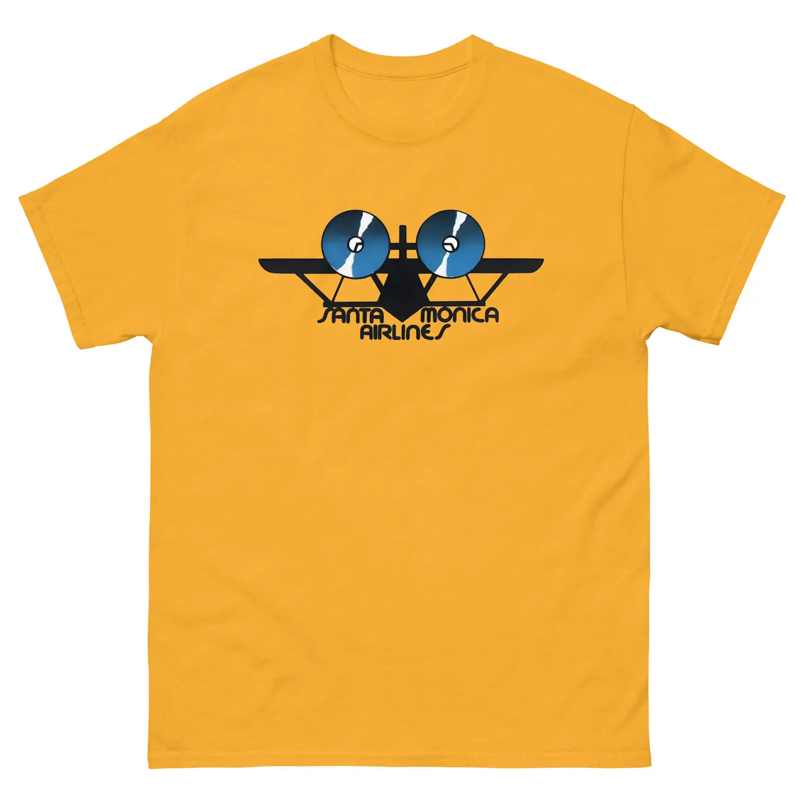 Santa Monica Airlines Skateboards Retro Flugzeug Flugzeug Skate T-Shirt Design