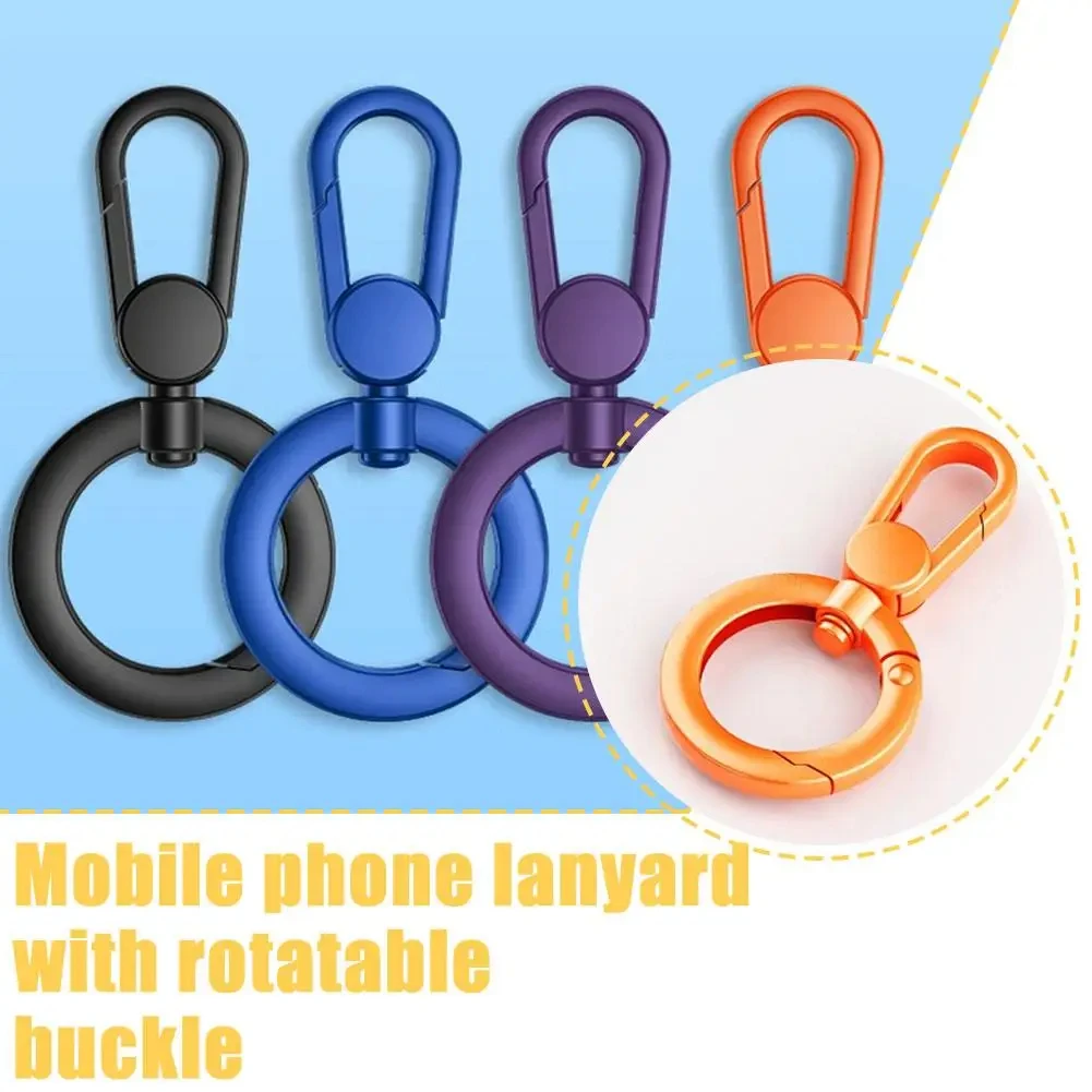 Joint de lanière de téléphone en métal, Patch rotatif, boucle métallique suspendue, Clip en acier, languette de cordon de carte, accessoires de téléphone portable