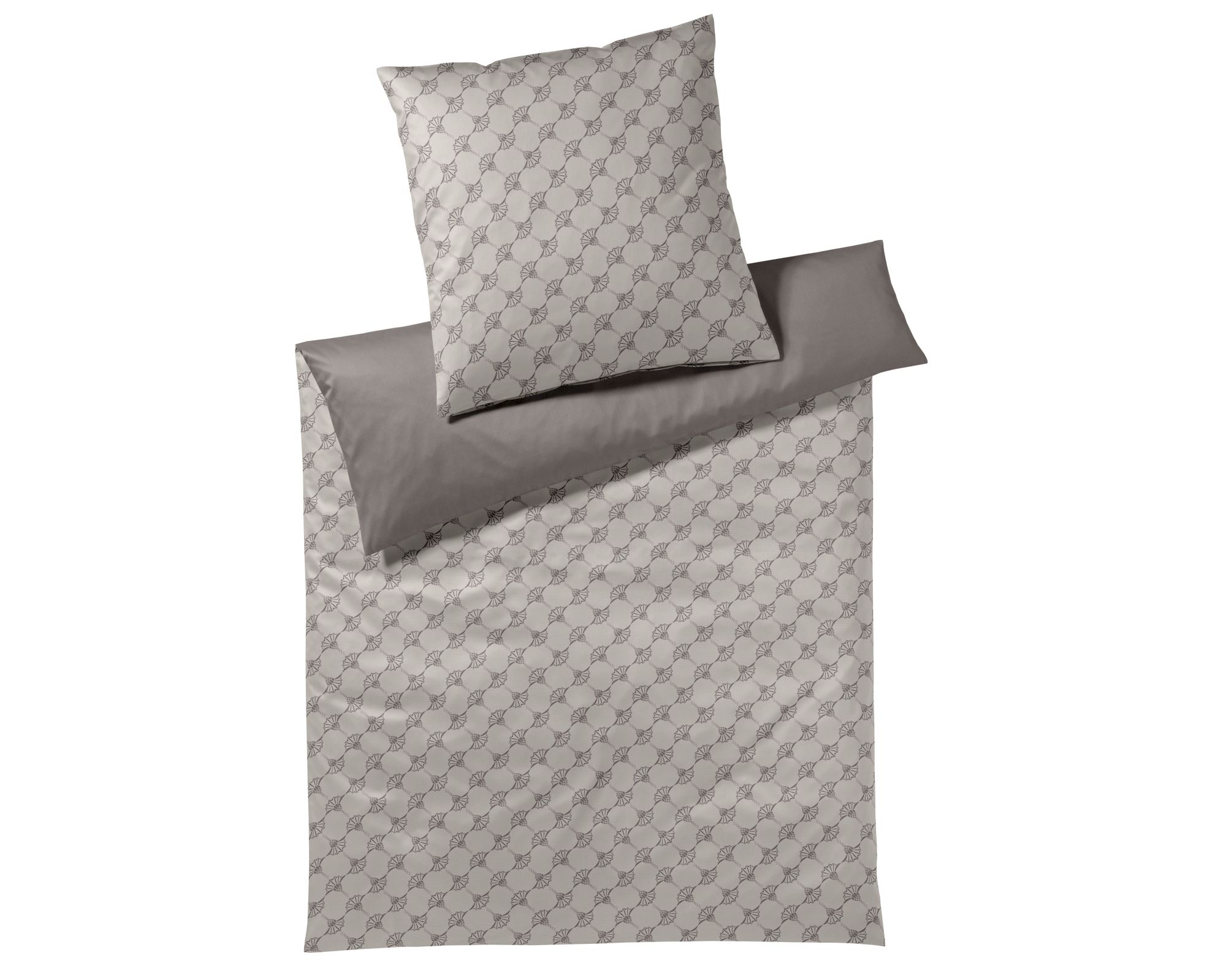 JOOP! »Cornflower Double« Taupe 4083-17 Bettwäsche / 155x220 cm / 80x80 cm Image
