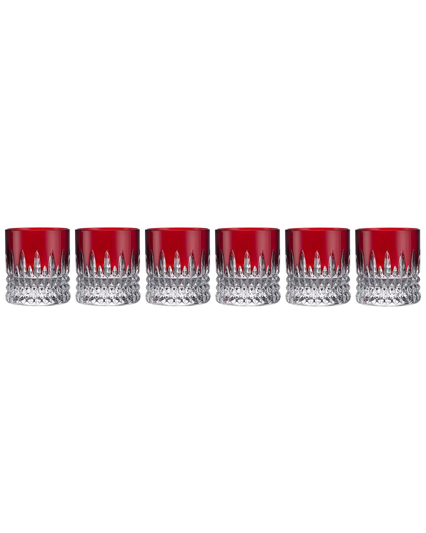 Waterford New Years Red Set Of 6 Small Tumblers