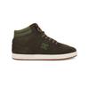 Winterboots DC SHOES "Crisis 2 Hi Wnt", Gr. 8,5(41), olive, sanftes weiß, Obermaterial: Leder (Kuh) / Futter: Textil / Außensohle: Gummi, Schuhe