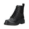 Schnürstiefelette CLARKS "Clarks Stiefelette Leder", Damen, Gr. 41, schwarz, Leder, casual, Schuhe
