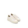 Plateausneaker MARC O'POLO "CORA", Damen, Gr. 37, weiß (sanftes weiß), Glattleder, unifarben, sportlich, Schuhe, Schnürschuh, Halbschuh, Klassik-Sneaker mit gepolstertem Schaftrand