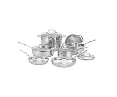 Cuisinart ChefS Classic Stainless Steel 11-Pc. Cookware Set