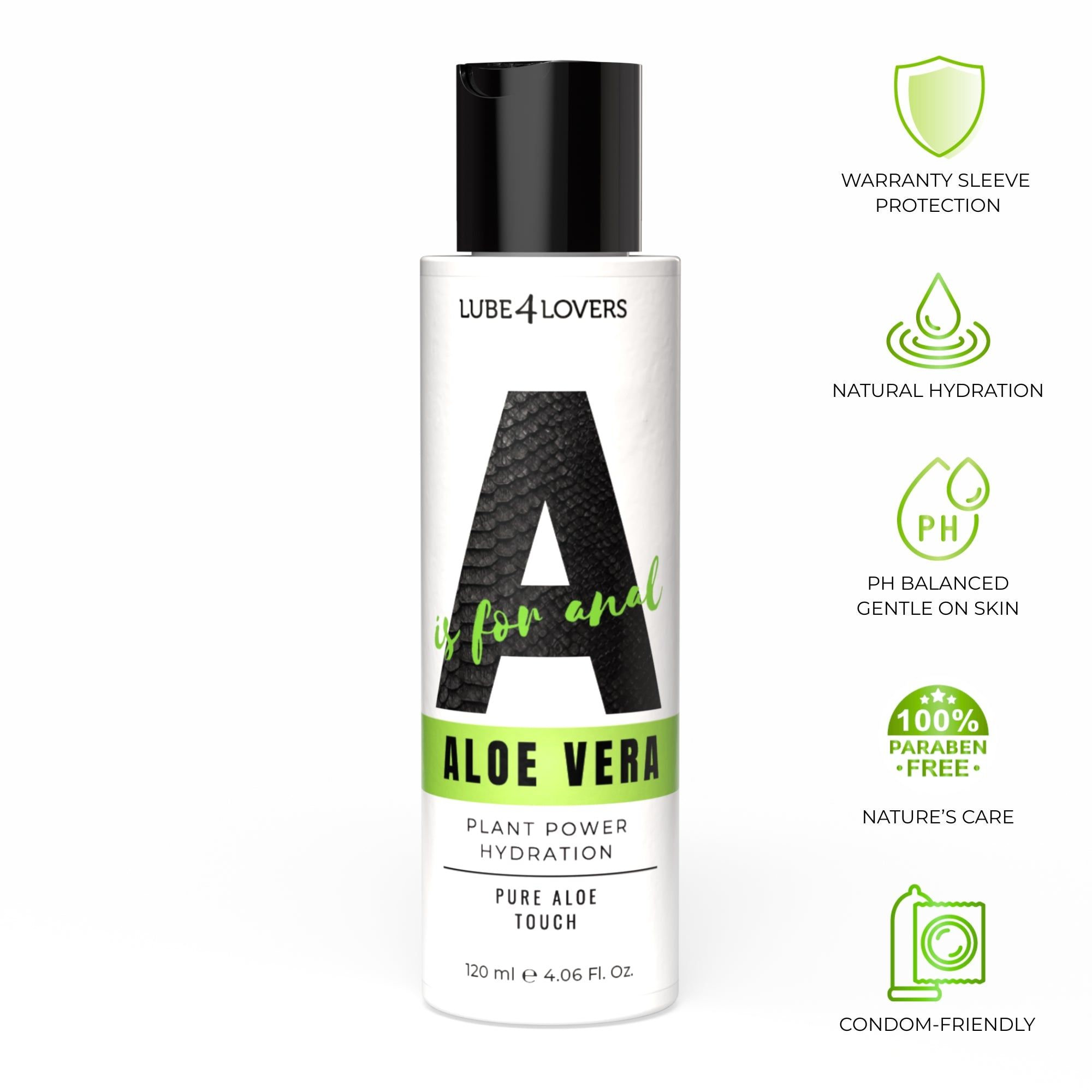 Lubrificante Anale A is for Aloe Vera 120 ml