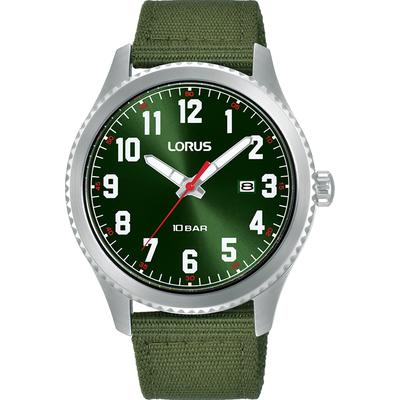 Quarzuhr LORUS, grün, Armbanduhren, Herren, Armbanduhr, Herrenuhr, analog, Tag Image