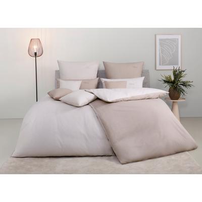 Wendebettwäsche S.OLIVER "Melinda in Gr. 135x200 oder 155x220 cm", beige, B/L: 135cm x 200cm, , Flanell, B/L: 80cm x 40cm, Flanell, Obermaterial: 100% Baumwolle, Bettwäsche, Markenbettwäsche mit GRATIS-Zugabe: 2x Kissenhülle, mit Reißverschluss Image