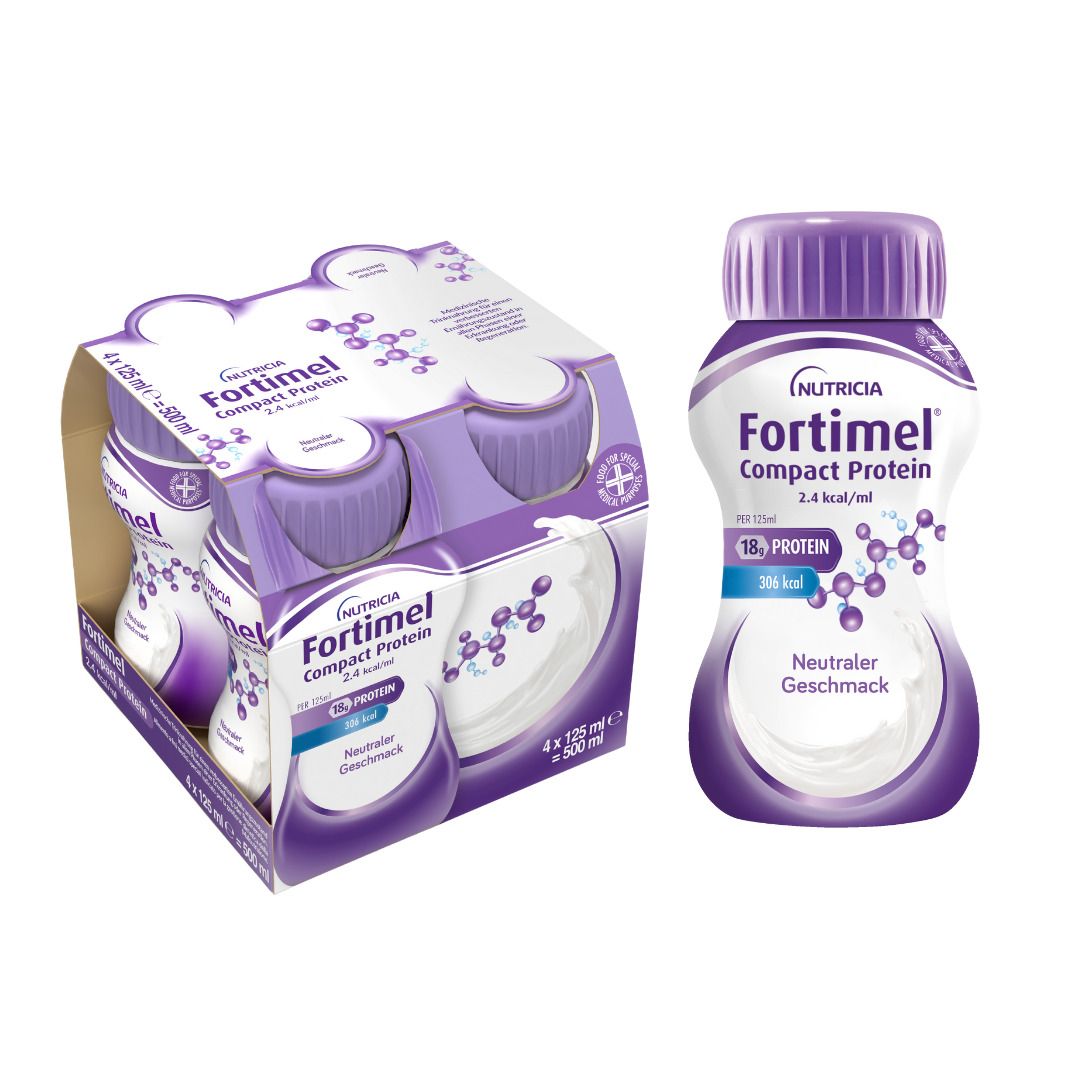Fortimel Compact Protein 2.4 kcal neutral 4x125 ml Flüssigkeit Image