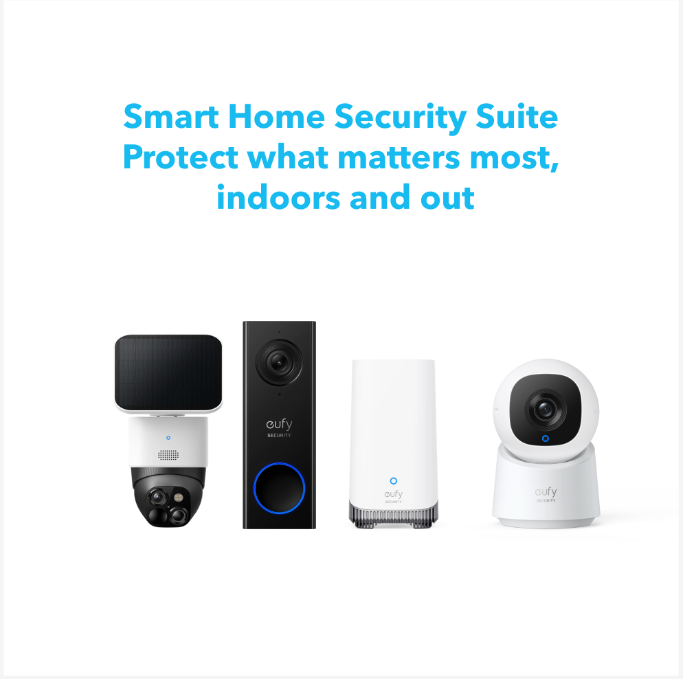 SoloCam S340 + Video Doorbell E340 + HomeBase S380 + Indoor Cam C220
