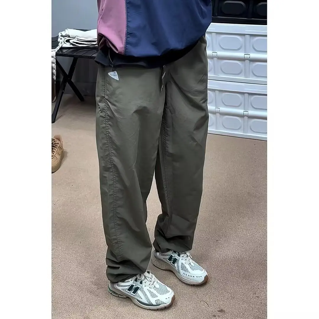 Marineblaue Dreiecks-Logo-Hose für Herren, Sommer, dünn, schnell trocknend, wasserdicht, Angriffshose, gerades Bein, Outdoor-Sport-Arbeitshose Image