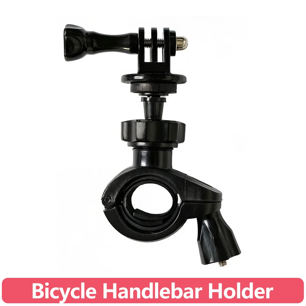 Fahrradlenker-Halterung für GoPro Hero 13 12 11 10 9 8 7, Insta360, SJCAM, AKASO, DJI OSMO Action 6/5PRO/4/3, Nano Kamera Image