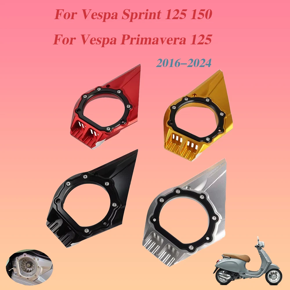 Motorrad Ansauggetriebe Kette Abdeckung Schutz Schutz Für Vespa Primavera Sprint 125 150 GTS 125 Iget GTS 125 Image