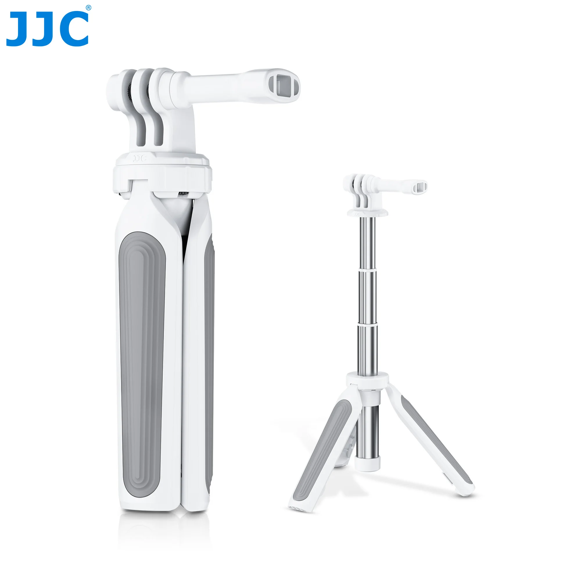 JJC Selfie Stick Mini-Stativ für Go Pro Hero 13 12 11 DJI Osmo Action 5 Pro 4 3 Insta360 Ace Pro 2 Ständer ausziehbares Stativ Image