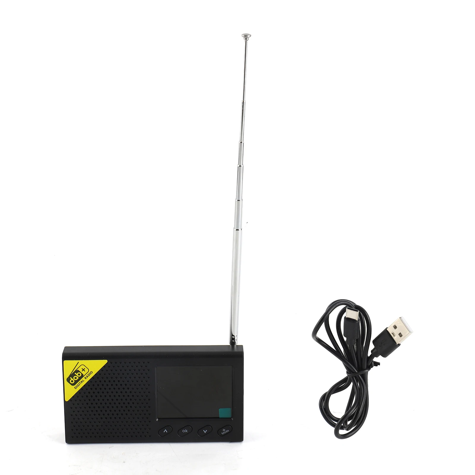 Ricevitore DAB+FM wireless ricaricabile con radio FM e DAB digitale portatile multilingue con sistema audio altoparlante stereo