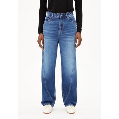 HAAYI | Wide Leg Low Waist aus recycelter Baumwolle - blau (31-34) Image