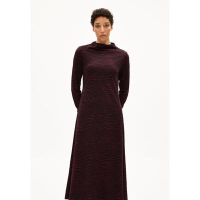 DAILIMAA ZEBRARAA | Jerseykleid aus Bio-Baumwoll Mix - rot (L) Image